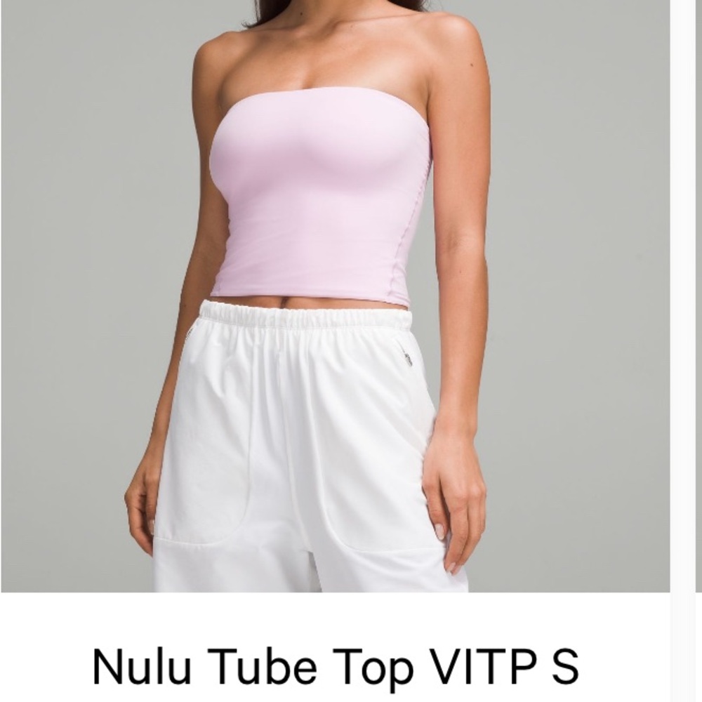 Lululemon Wundermost Nulu Tube Top VITP Size S